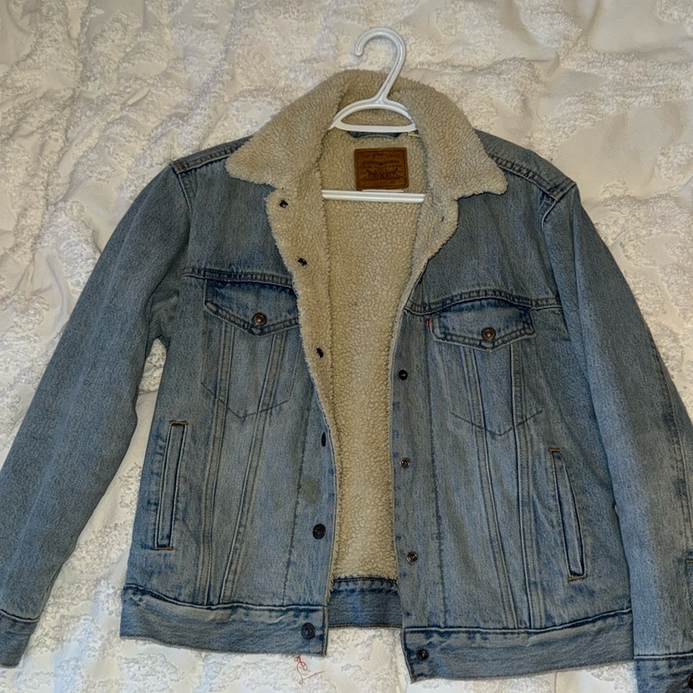 LEVIS 90s relaxed fit trucker jacket- size small
